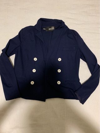 Blazer Love Moschino Azul Marino Talla S