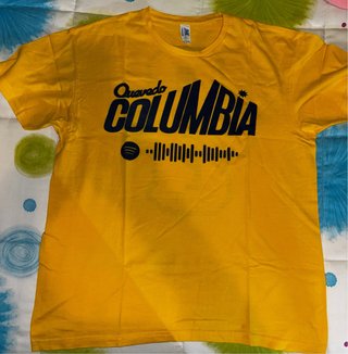 Camiseta Quevedo Columbia Amarilla