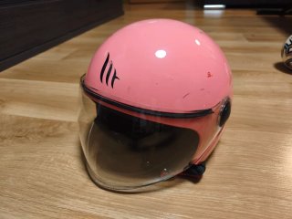 Casco de Moto Rosa