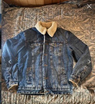 Chaqueta Vaquera Hombre con Forro de Pelo