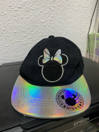 Gorra Disney Minnie Mouse Negra y Plateada