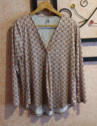 Blusa Estampada Italia Style Talla M