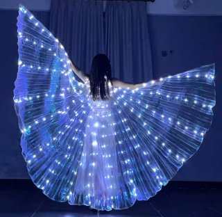 Capa de Boda con Luces LED