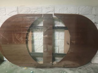 Cristal Ovalado para Mesa 136x86 cm