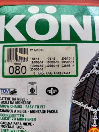 Cadenas de nieve König P1 Magic 080