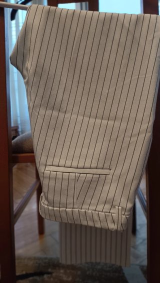 Pantalón de vestir a rayas