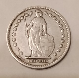 Moneda 1 Franco 1911 Suiza