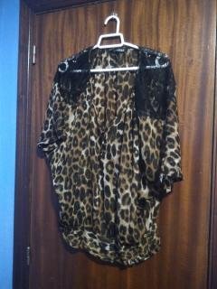Blusa Estampado Animal Talla S