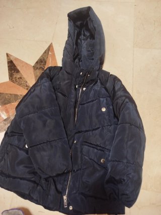 Abrigo Acolchado Azul Marino Talla 8 Años
