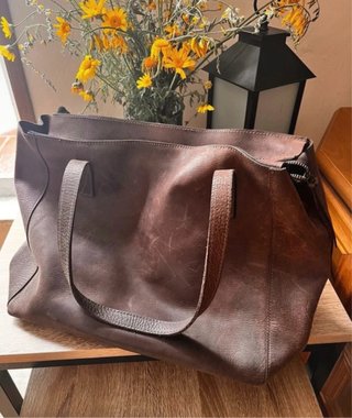 Bolso de Piel Marrón