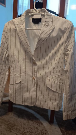 Chaqueta de mujer a rayas