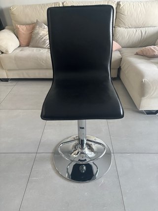 Taburete de cocina negro