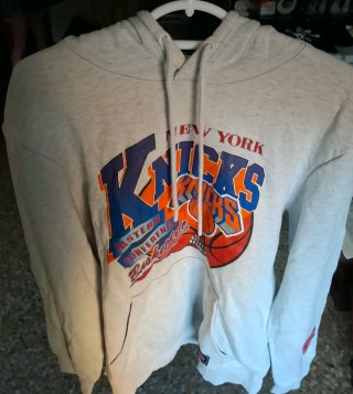 Sudadera New York Knicks Gris