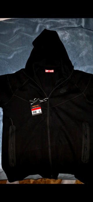 Chaqueta Nike Tech Fleece 2024 Negra