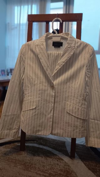 Conjunto Chaqueta y Pantalón Rayas Talla M