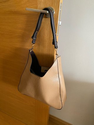 Bolso de mujer marca parfois beige y marrón