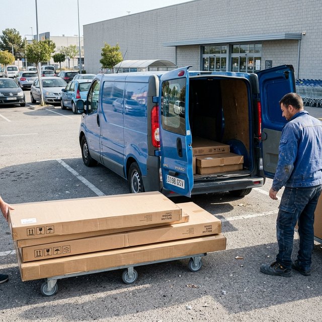 Recogida y transporte de muebles IKEA en Murcia