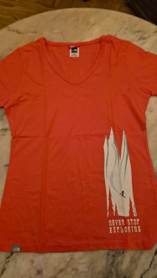 Camiseta The North Face Naranja Talla M