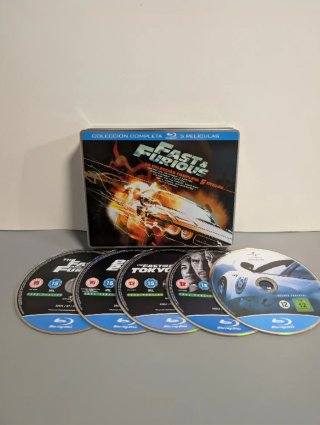 Fast & Furious 1-5 Blu-ray Edición Metálica