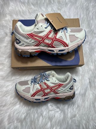 ASICS Gel-Kahana 8 Light Brown & Red - Size EU 38