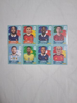 8 Stickers Panini Mundial FIFA 2026
