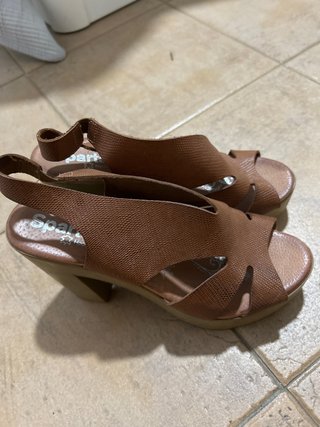 Sandalias de tacón Sparta marrones