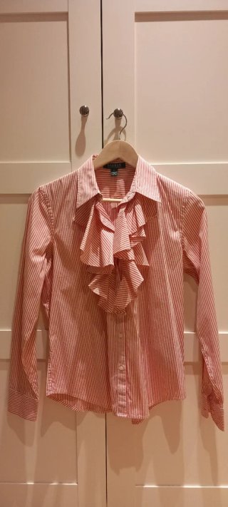 Camisa mujer Polo Ralph Lauren Rayas Rosa
