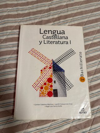 Lengua castellana y literatura I, 1º Bachillerato