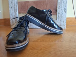 Zapatos Negros Estilo Oxford