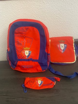 Set Mochila y Bolso Club Atlético Osasuna
