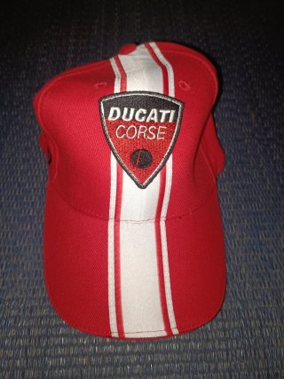Gorra Ducati Corse Roja y Blanca