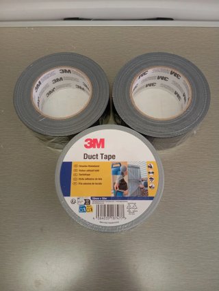 3 Rollos de Cinta Americana 3M 50 metros rollo
