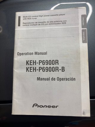 Manual de Operación Pioneer KEH-P6900R