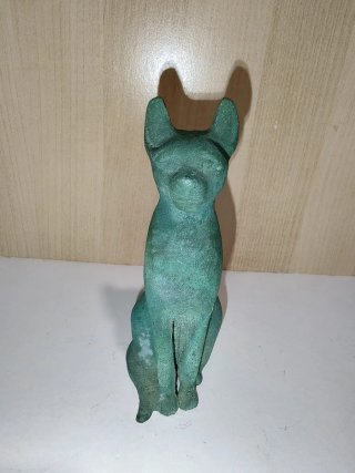 Figura de Gato de Metal