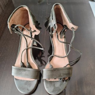 Sandalias Pedro Miralles Piel Ante Verde