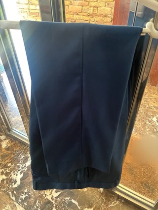 Pantalón de traje azul