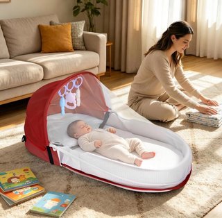 Cama de Viaje Infantil Ligera