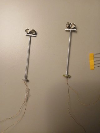 2 Farolas Miniatura Escala N