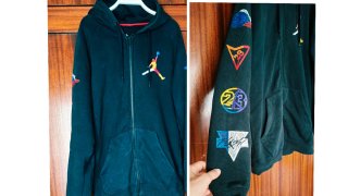 Sudadera Jordan Negra con Capucha Talla S