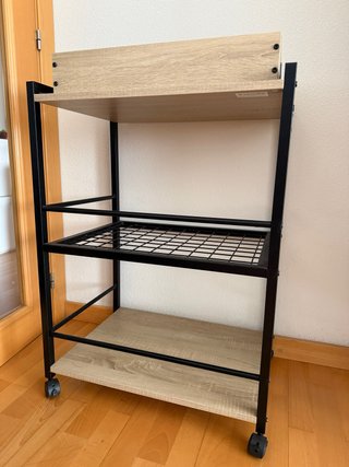 Carrito de cocina industrial con ruedas
