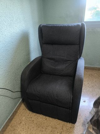 Sillón Reclinable Eléctrico Gris