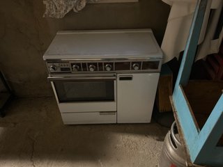 Cocina de gas blanca