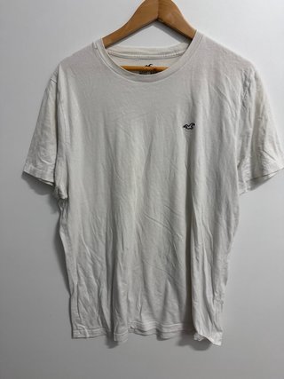 Camiseta básica Hollister blanca