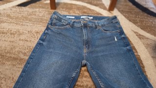 Pantalón vaquero azul de mujer