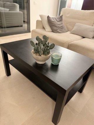 Mesa de centro auxiliar negra