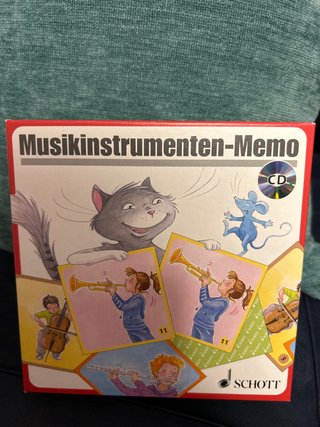 Juego de Memoria Musikinstrumenten-Memo