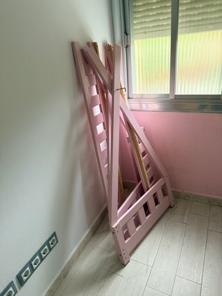 Cama Infantil Rosa 70x140 cm