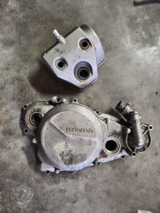 Tapa Embrague y Culata Honda CRF 450 R 2016