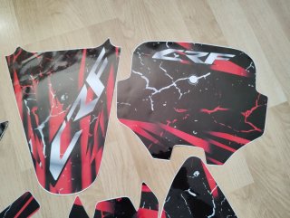 Juego de Pegatinas CRF para Moto