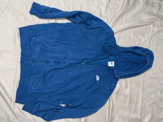 Sudadera con cremallera Nike azul